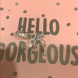 Palm tree charm 925